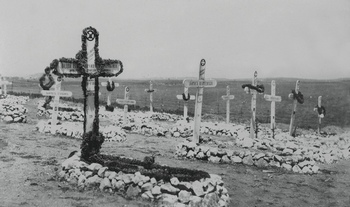 Русское кладбище в Калоераки. 1920 год
