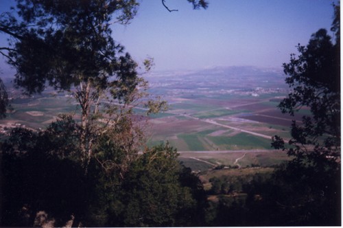 Mr Carmel overlooking the Valley of Jezreel