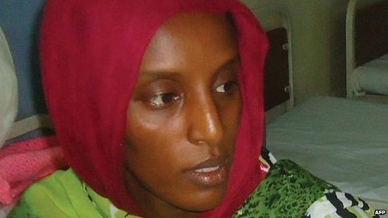 Meriam Ibrahim gave birth to a baby daughter in prison