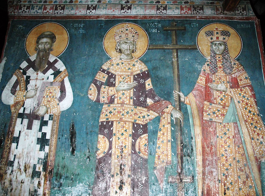 Свт. Савва, св.равноап. Константин и Елена. Фото: иером.Игнатий (Шестаков) / Православие.Ru