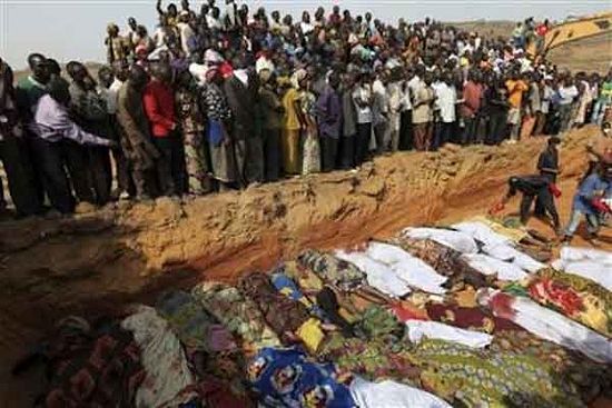Похороны христиан, убитых группировкой «Боко Харам»