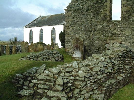 Remains of St. Ninian's Chapel on Whithorn.