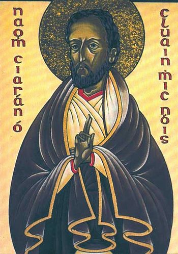St. Ciaran of Clonmacnoise, icon.