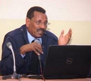 The Commander of the Eritrean Police Force, Col. Mehari Tsegai