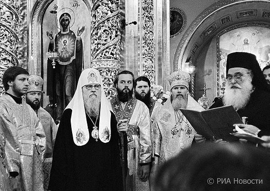 Патриарх Московский и Всея Руси Пимен. 1988. Фото: Олег Макаров