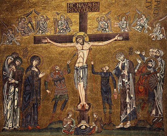 Распятие. Мозаика собора Святого Марка в Венеции, 1071-1280