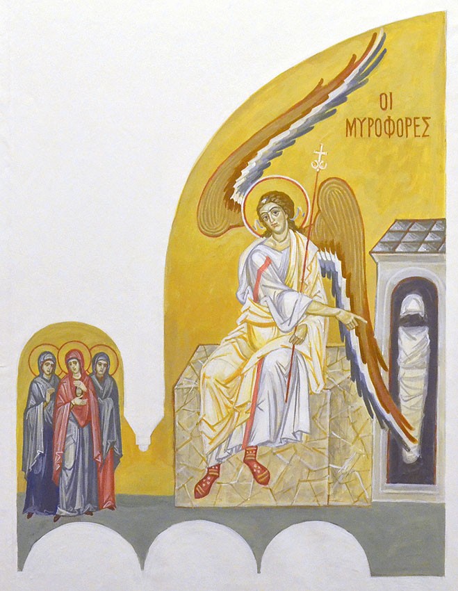 Мироносицы у Гроба. Фото: иеромонах Игнатий (Шестаков)
