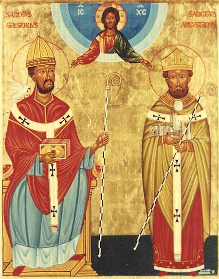 Святители Григорий Великий и Августин Кентерберийский