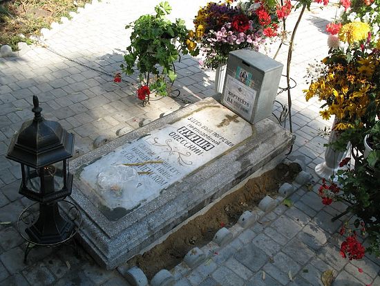 Место погребения преподобноисповедника Кукши Одесского