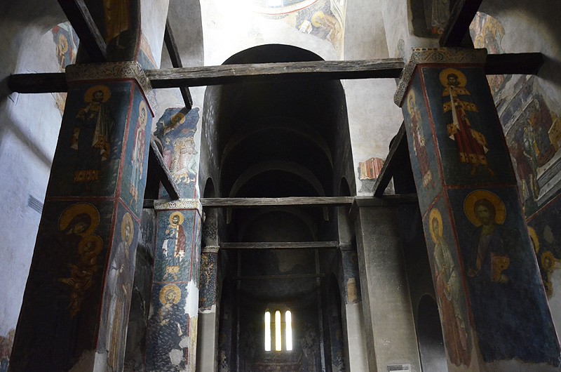 Внутренняя роспись храма. Октябрь 2012 г. после реставрации. Фото: иеромонах Игнатий (Шестаков)