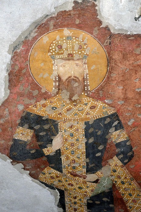 Святой краль Милутин, ктитор храма. Фото: иеромонах Игнатий (Шестаков)