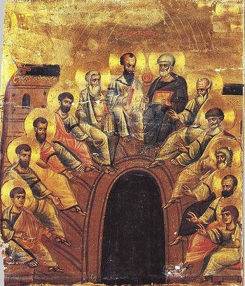 Сошествие Святого Духа; XII в.; Византия.