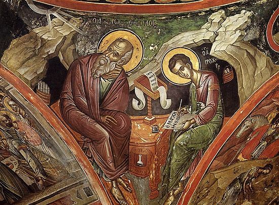 St. John the Evangelist and his disciple Prochoros