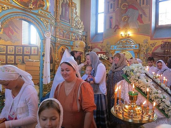 Литургия в праздник Преображения Господня