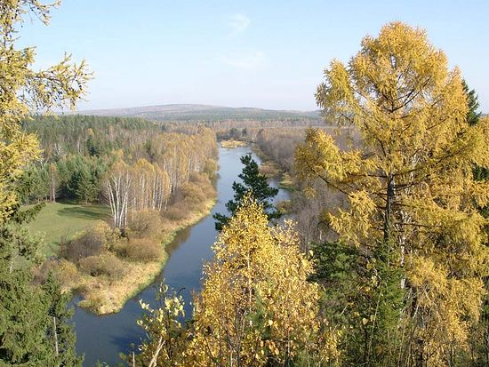 The Chusova River, Sergiev Posad.