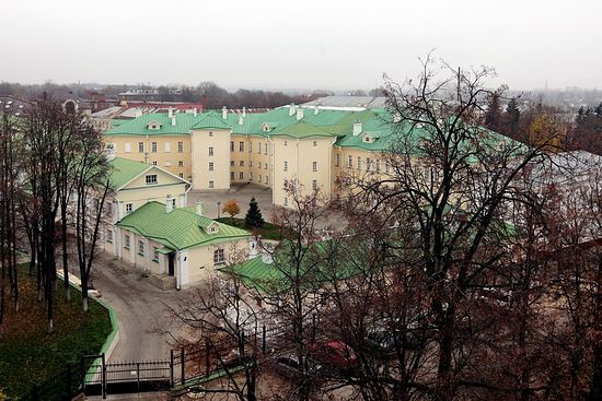 The guesthouse of the Holy Trinity St. Sergius Lavra.