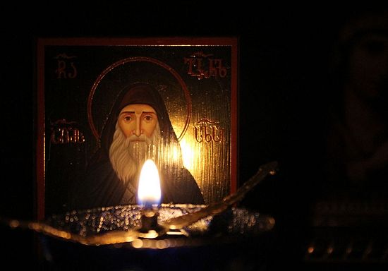 В Грузии обильно мироточит икона старца Гавриила (Ургебазде)