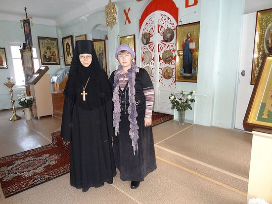 Игумения София (Забурдаева) и Ольга Рожнёва
