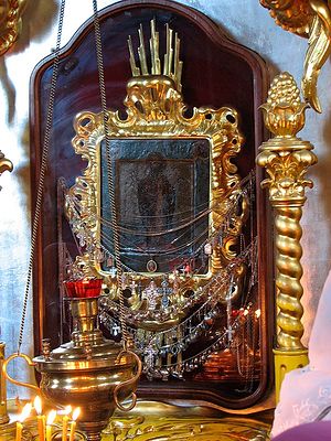 Никола Ратный. Чудотворная икона Преображенского собора Белгорода. XVI в
