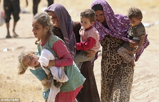 It is thought that most of the executed women were from the Yazidi sect in Iraq (pictured) 
