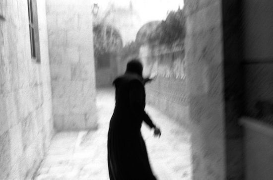 Saydanya, Syria, January 2014. “A nun in Our Lady Monastery in Saydnaya. In this village, 30 km far from Damascus, and in the near Maaloula, there are many Christians monastery. In one of them, Mar Takla, 12 nuns have been kidnapped by Jabat al Nusra.”