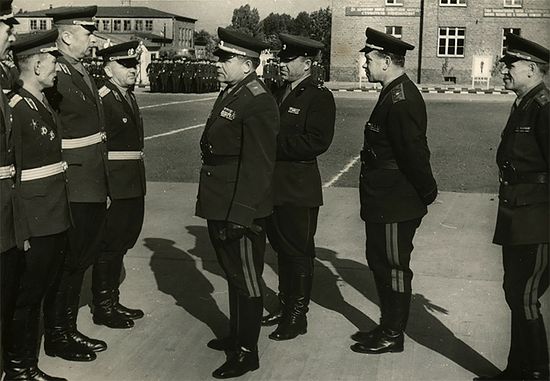 Генерал-майор Лихачев – командующий 2-й гвардейской танковой армии в Германии. 1964 г.