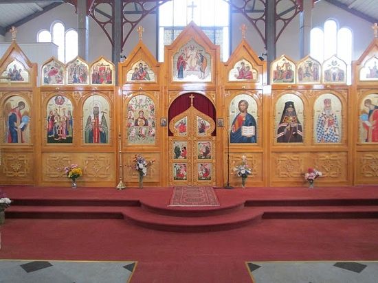 Iconostasis of the Church of St. John of Shanghai.