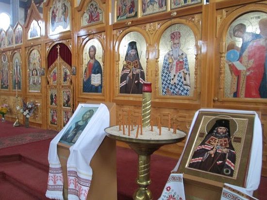 Iconostasis, Church of St. John of Shanghai, Colchester.