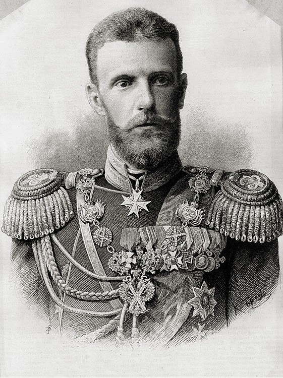 Великий князь Сергий Александрович. 1890-е гг.. К.О. Брож. Гравюра на дереве