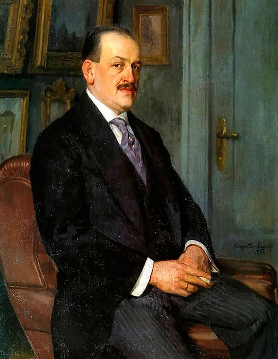 Николай Петрович Богданов. Автопортрет. 1915
