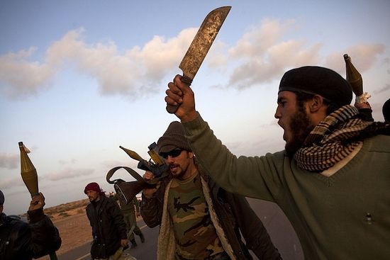 Ливийские «повстанцы». 2011 г. Фото: Heidi Levine/Sipa Press