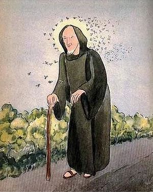 St. Modomnoc and bees