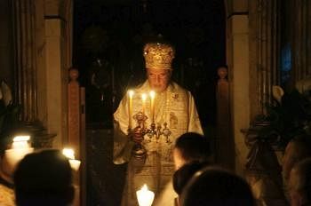 Metropolitan Philip of Thrice-Blessed Memory Celebrates Pascha in 2013