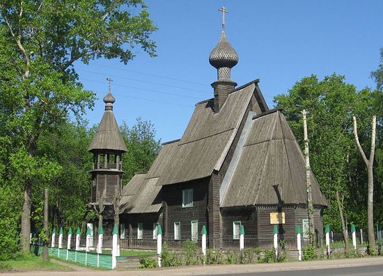 Деревянная церковь Успения ХVIII века в Иваново
