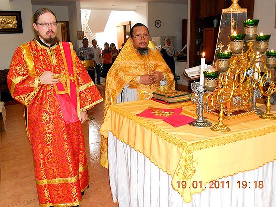 Frs. George Maximov and Ioasaph (Tandibilang)