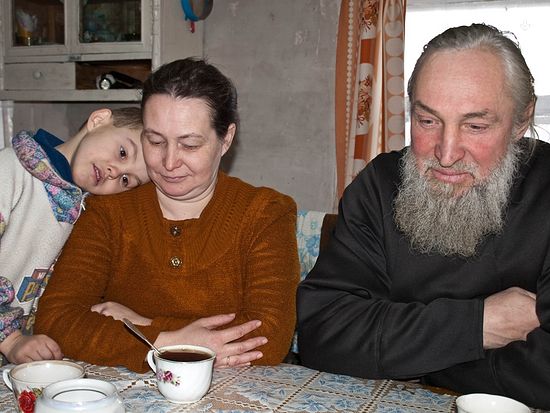 Отец Алексий Новоселов с матушкой Натальей