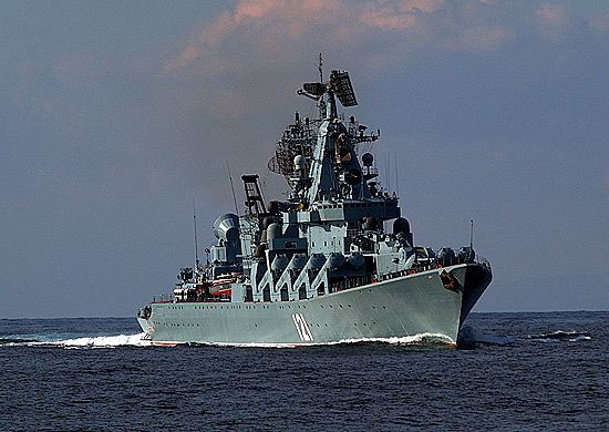 Флагман Черноморского флота гвардейский ракетный крейсер «Москва»