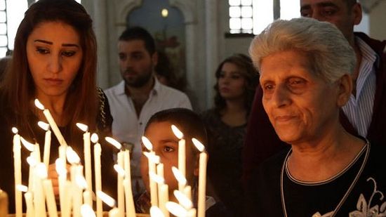 Христиане, живущие в Дамаске, смогли в этом году собраться в церкви Аль-Салиб