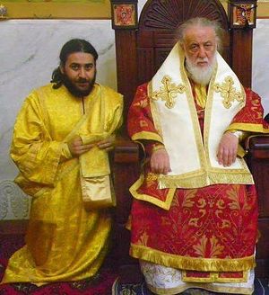 Со Святейшим Патриархом Илией