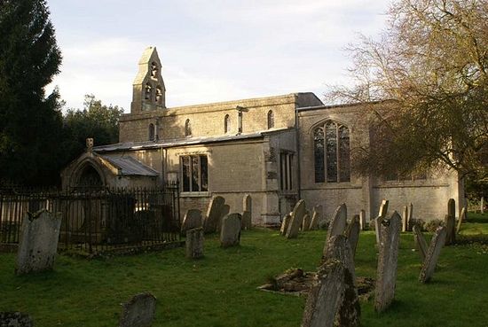 St. Pega's Church in Peakirk, Cambridgeshire
