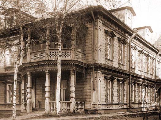 The house on Starokonushensky Lane, Moscow, where St. Matrona live from 1942-49.