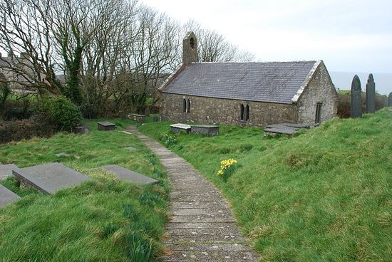 St. Beuno's Church in Pistyll, Gwynedd.