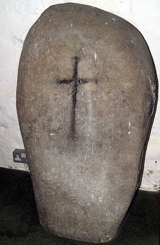 The St. Beuno's Stone at Clynnog Fawr. 7th-9th Century.