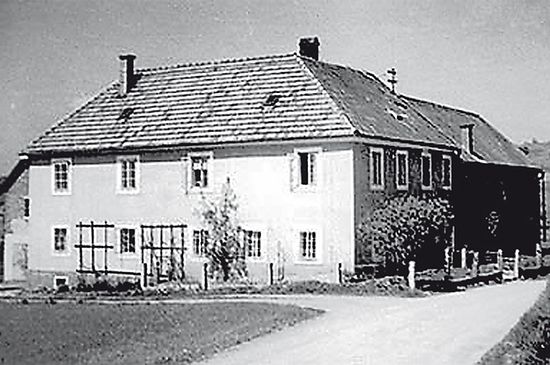 Дом, где прятались наши офицеры. Фото: из архива музея Маутхаузена