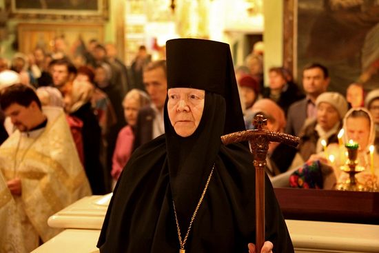 Abbess Mitrophania (Mikolko), head of the St. John Sura Convent.