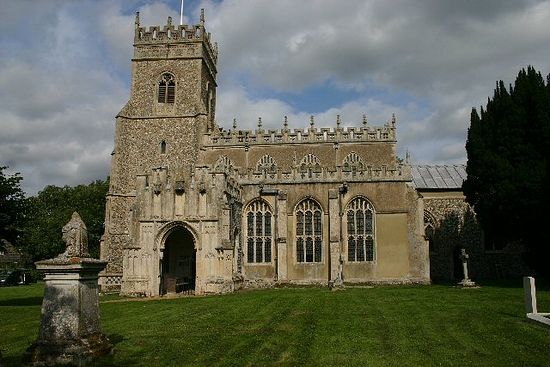 St. Ethelbert's Church in Hessett, Suffolk