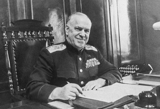 Маршал, четырежды Герой Советского Союза, Георгий Константинович Жуков