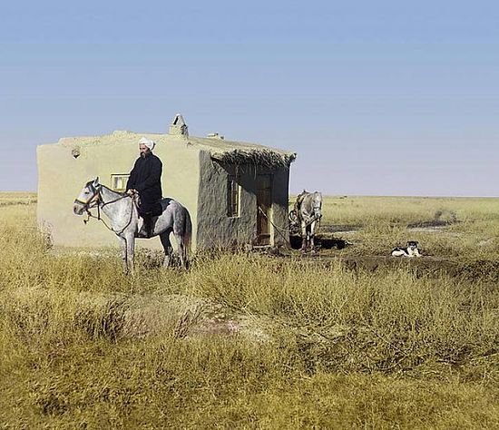 Horseman on the Golodnaya Steppe - between 1909-1915