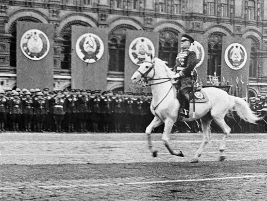 Маршал Советского Союза Георгий Жуков © Фотохроника ТАСС/Евгений Халдей