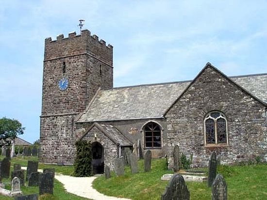 St. Nectan's Church in Welcombe, Devon